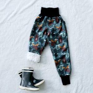 Winter softshell pants for kids, Waterproof pants, Softshellhose, Softshell, Rain trousers, Snow trousers, Outdoor pants, Sizes: 68 to 134