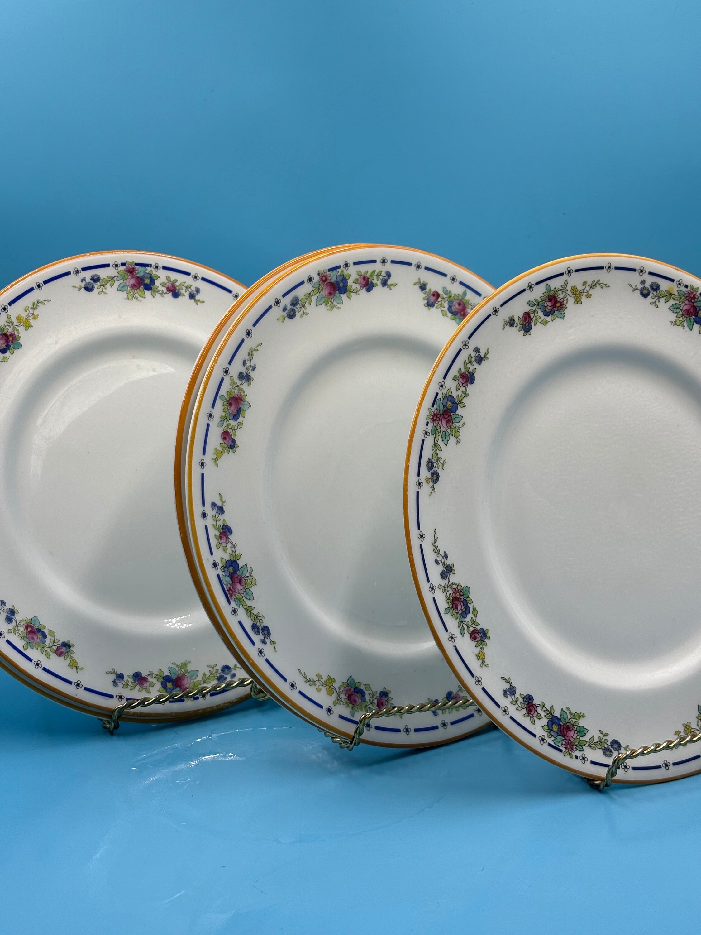 アンティーク ロイヤルドルトン オーリンズ プレート：ファインボーン