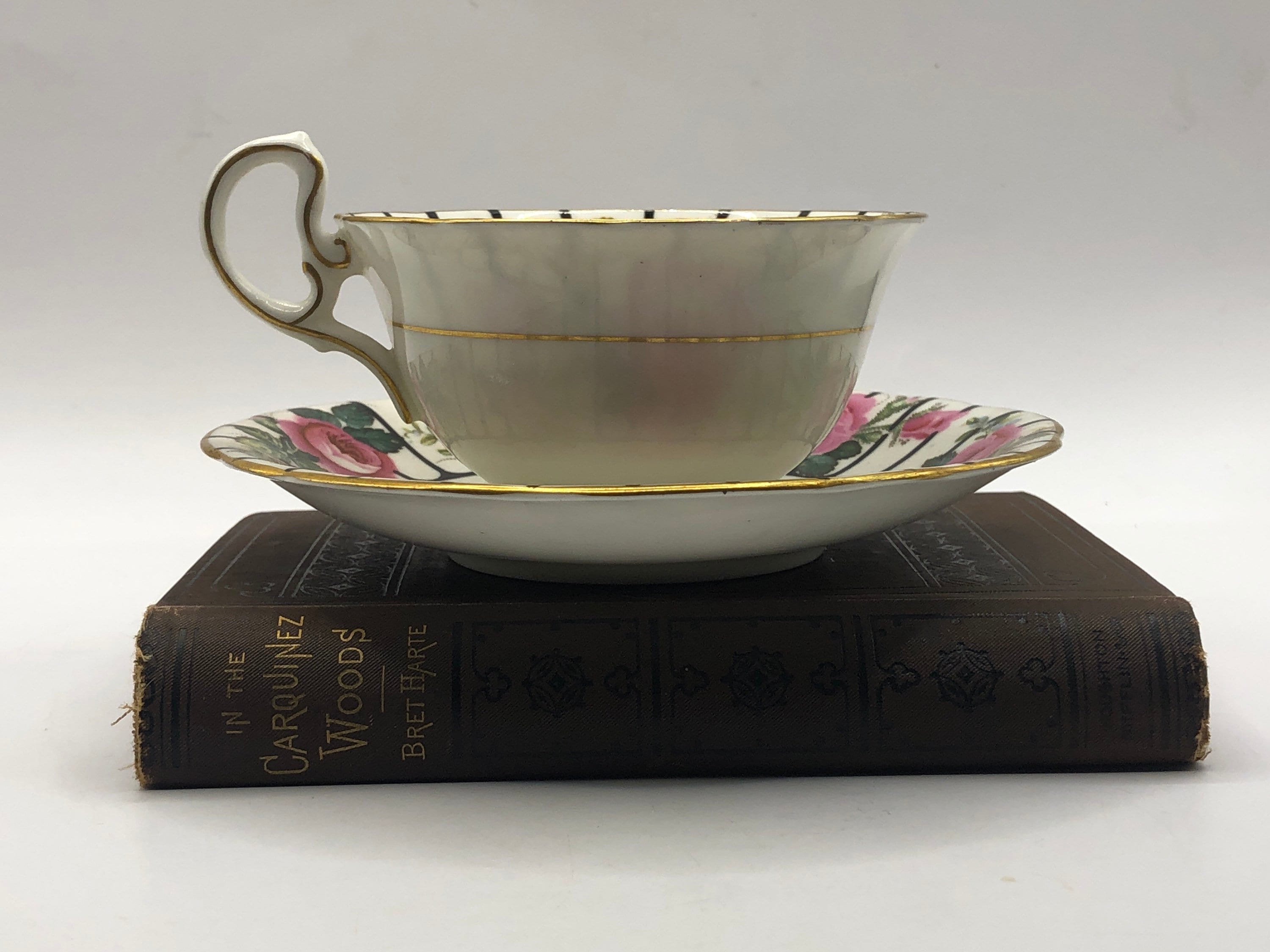 1905-1910 Antique Aynsley Bone China Teacup and Saucer, A3186 - Etsy