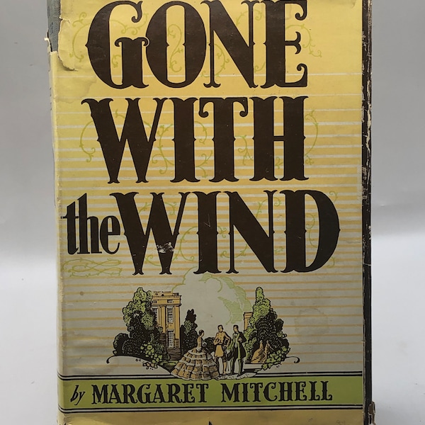 1938 „Vom Winde Verweht“ von Margaret Mitchel Hardcover Buch mit Dustcover