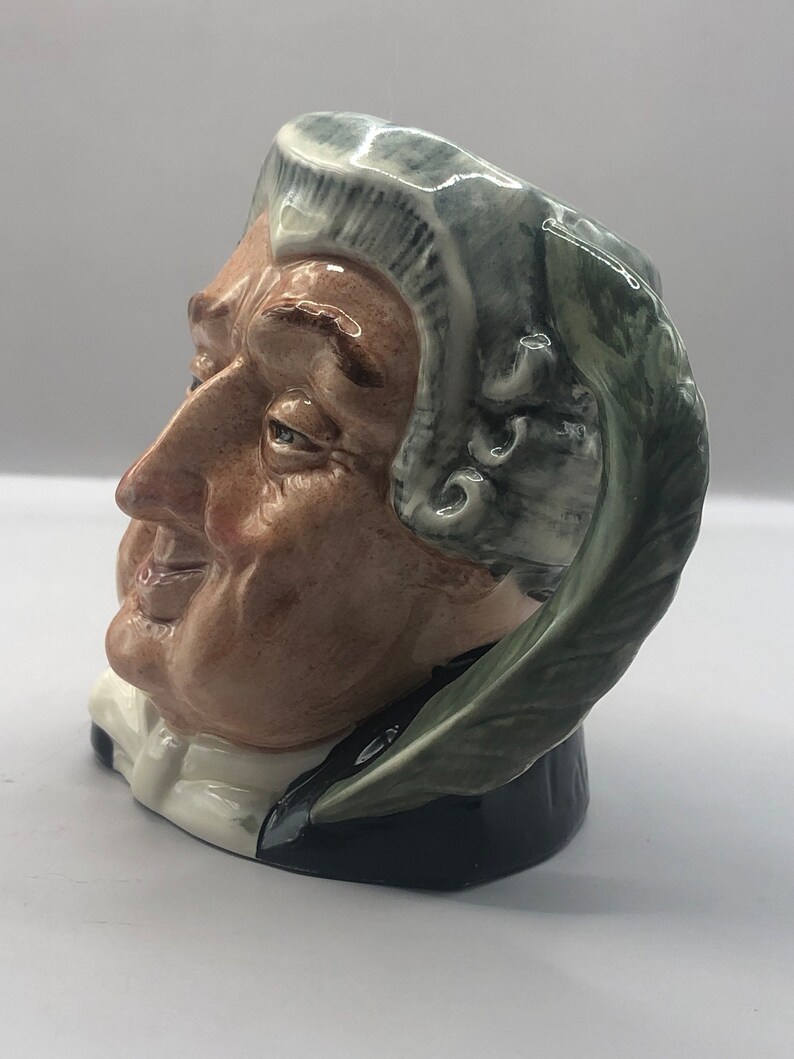 Royal Doulton Small Character Jug the Lawyer D6504 Signed Etsy