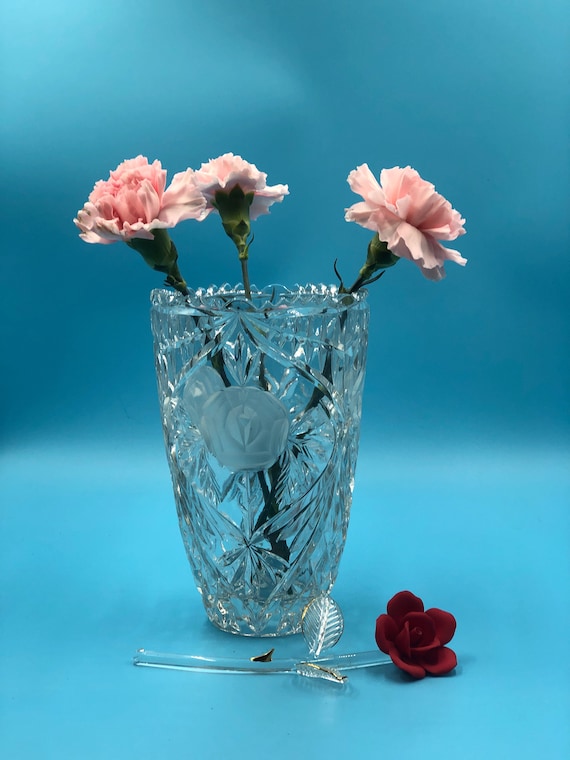 Vase En Cristal Pour Fleurs - Forme Fleur - Occasion - Marque Générique