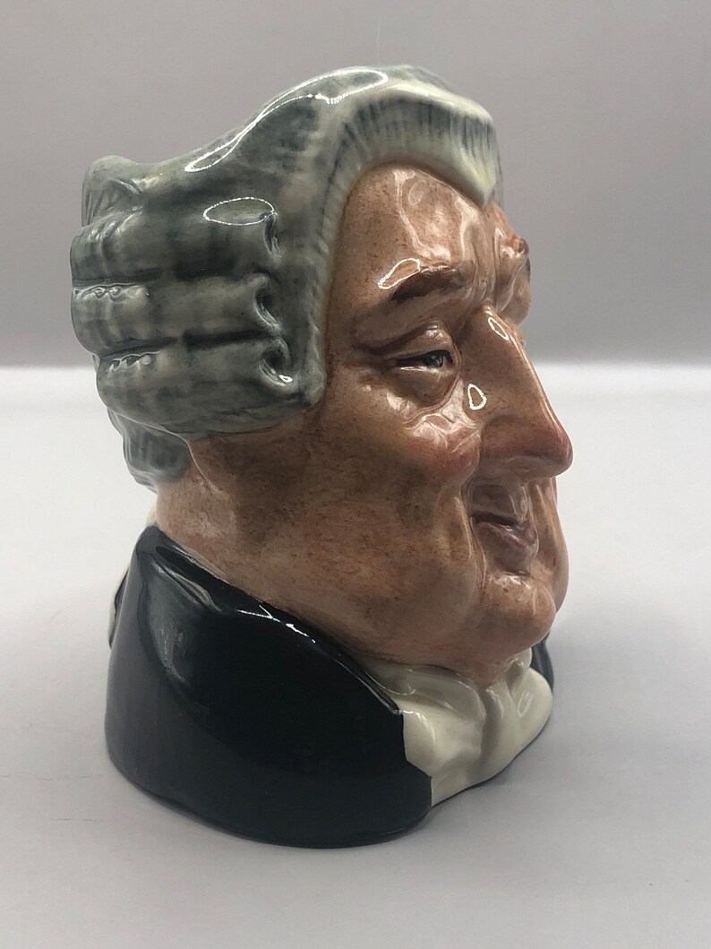 Royal Doulton Small Character Jug the Lawyer D6504 Signed Etsy
