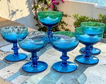 ヴィンテージ インディアナグラス　カーニバルグラス Vintage Indiana Blue Iridescent Carnival Glass Cookie Jar - Etsy
