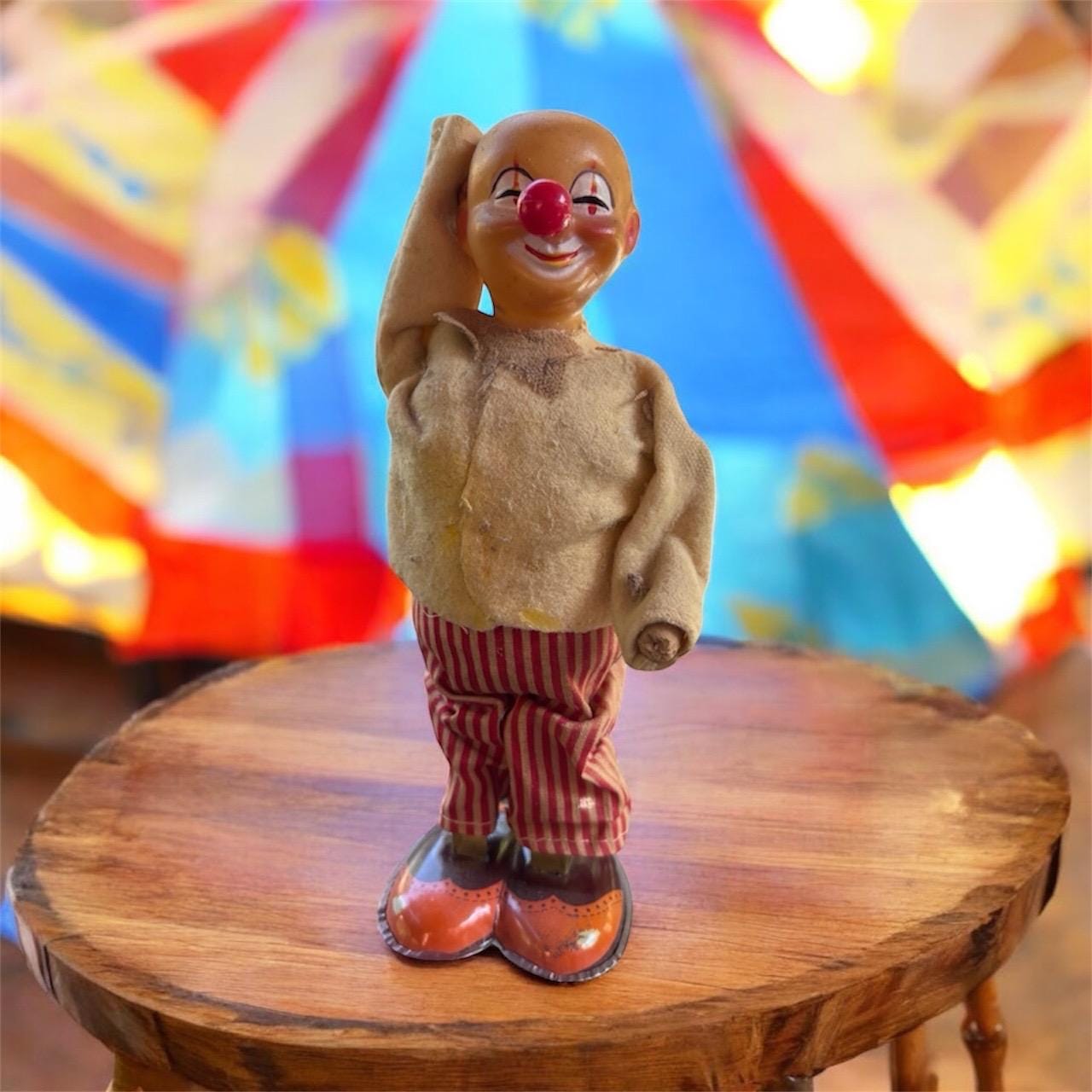 MCMのおもちゃのピエロ。KO-KOのメカニカルサンドイッチマン。1940年代
