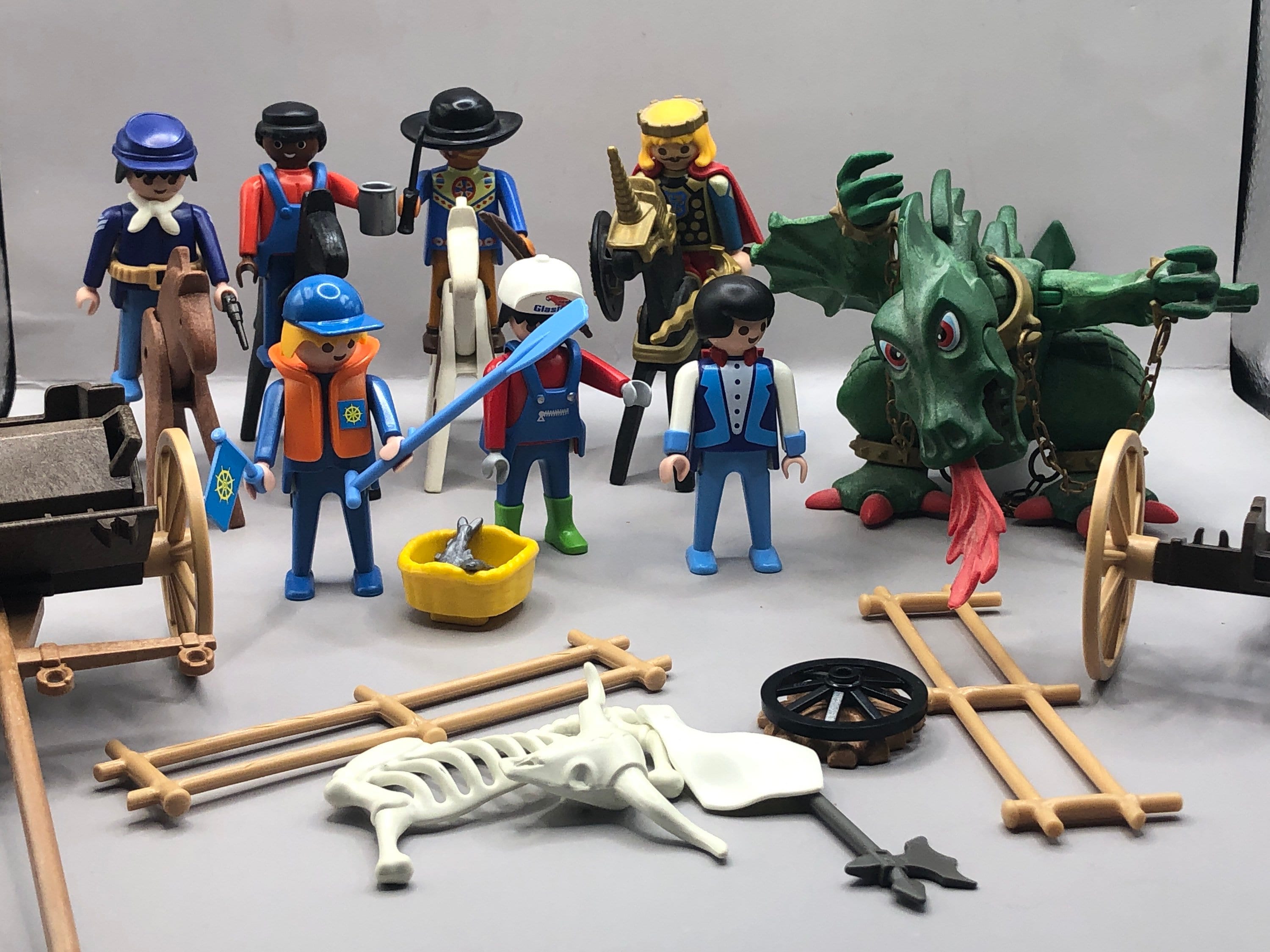 Vintage Playmobil 3747 Gold Miners Panning Mining Playset Old -   Portugal