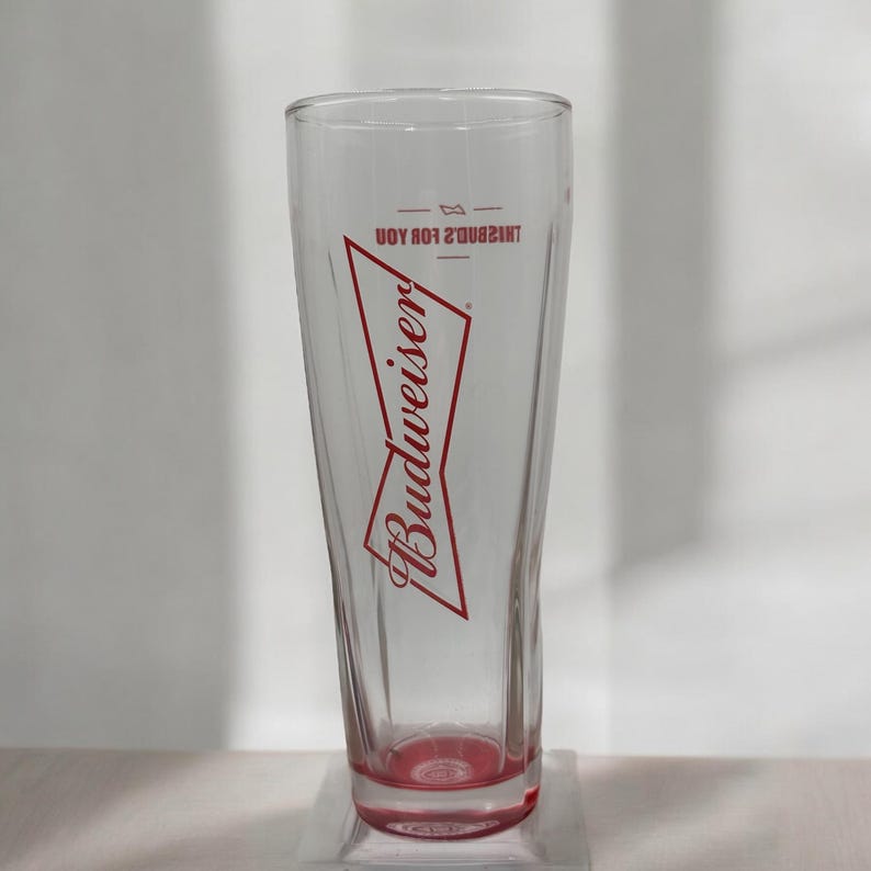 Budweiser Pint Glasses - Thumbnail 4