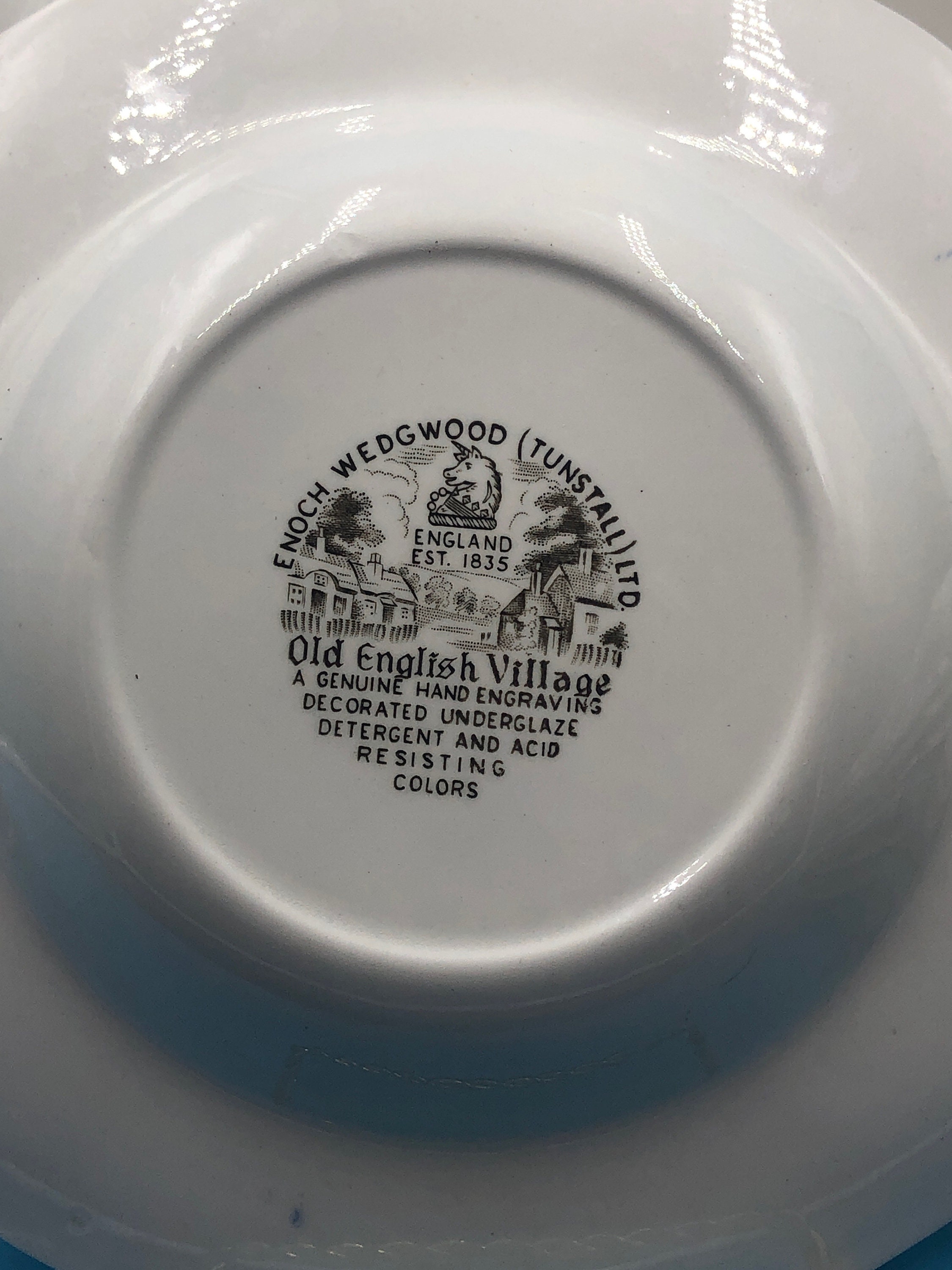 Enoch Wedgewood (tunstall) Ltd. “old English Village”. A Genuine