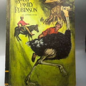 1968 “The Swiss Family Robinson” by Johann Wyss Hardcover Book