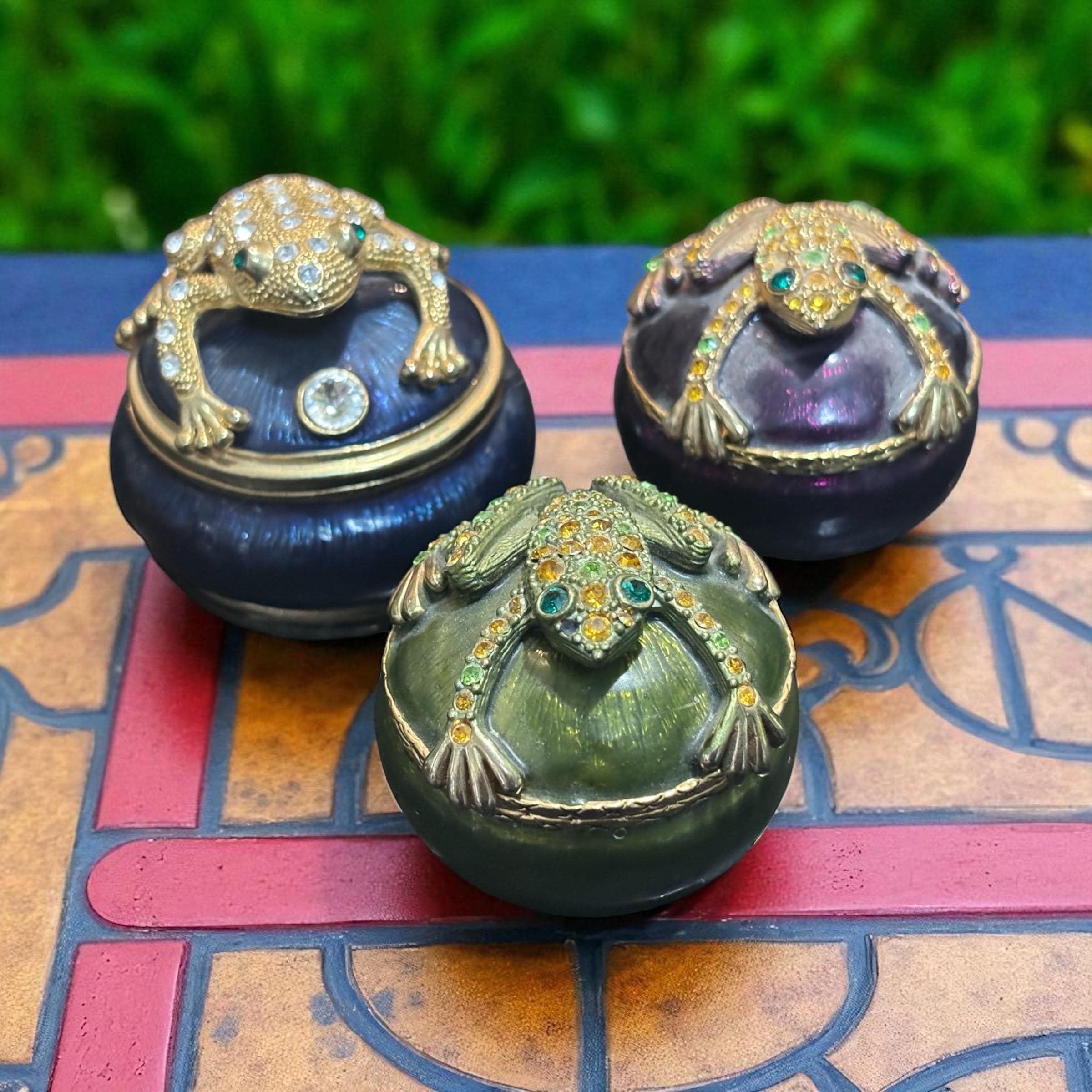 ラピス 【美品】RUCINNI 2点セット ジュエリーケース ヴィンテージ Rucinni trinket box - Etsy 日本