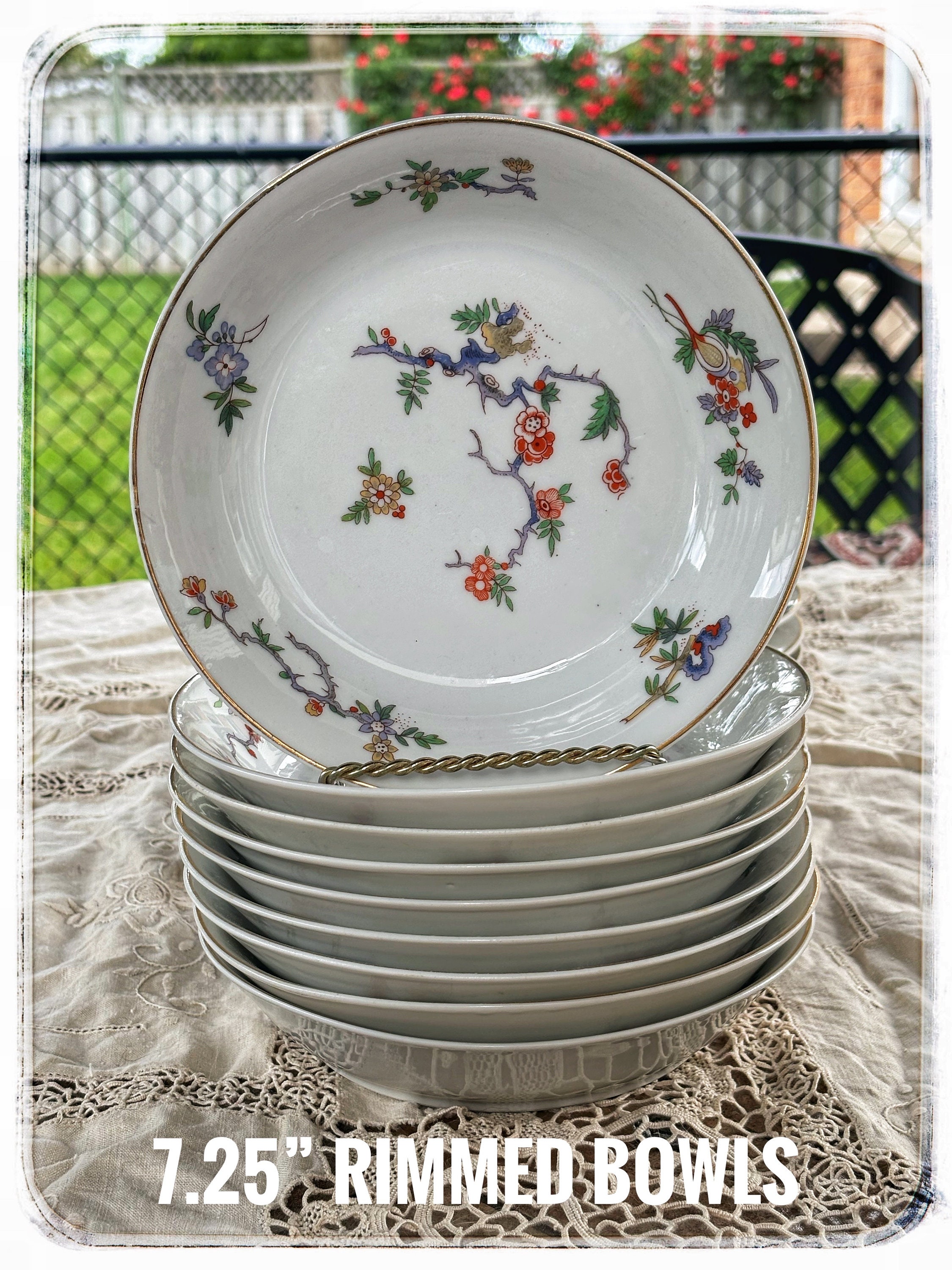 【美品】ベルナルドリモージュ 大皿 L.ベルナルド社製リモージュ「中国の鳥」模様皿。ヴィンテージ