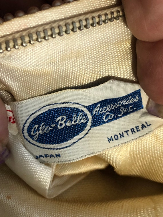 Vintage Glo-Belle Accessories Montreal Cream Bead… - image 7