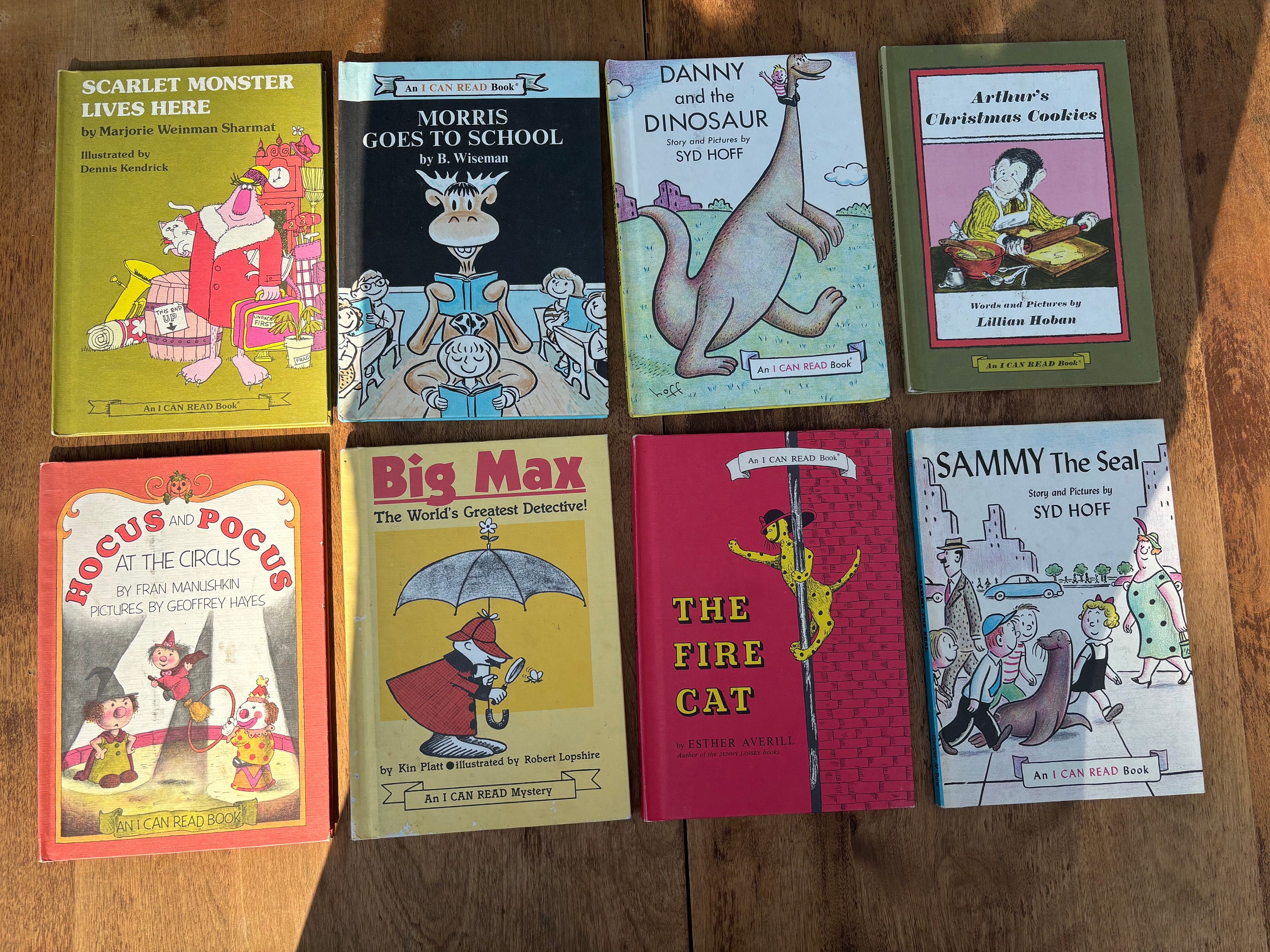 Eight ‘I Can Read Books’. One Lot. Classic Children’s Lierature. Home Library. Book Collector. Hardcover Books.
