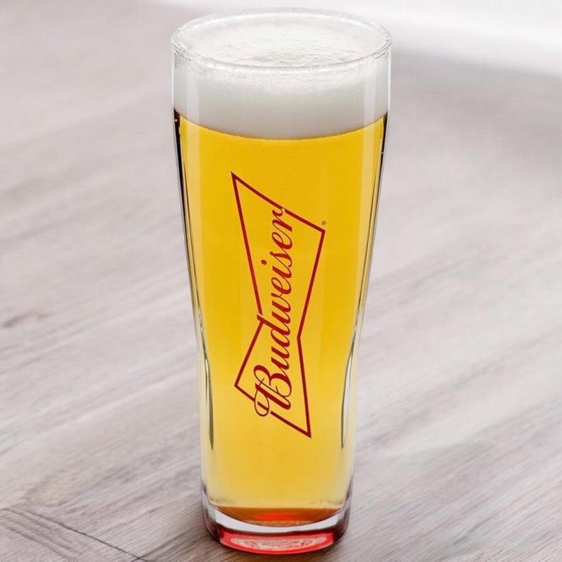Budweiser Pint Glasses - Thumbnail 2