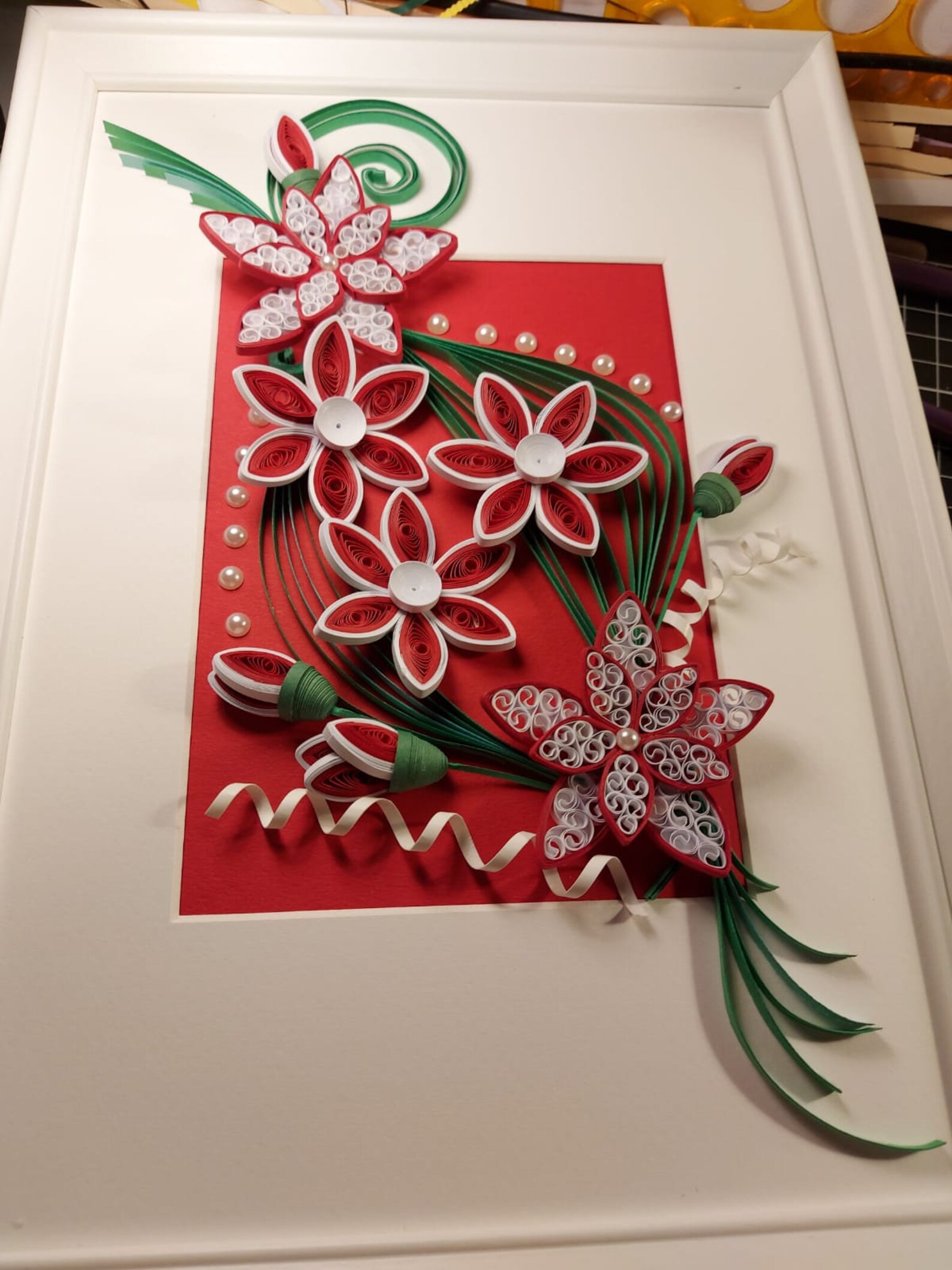 Quilling Art Framed Quilling Art Quilling Paper framework Etsy France