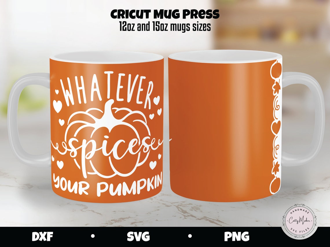 Pumpkin Spice Mug SVG, Fall Coffee Mug Design (digital Download) - Etsy