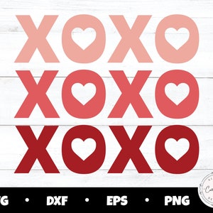 Xoxo svg, xoxo png, valentine&#39;s day svg, hugs and kisses svg, valentine&#39;s day png, hugs and kisses png, sublimation png, xoxo clipart