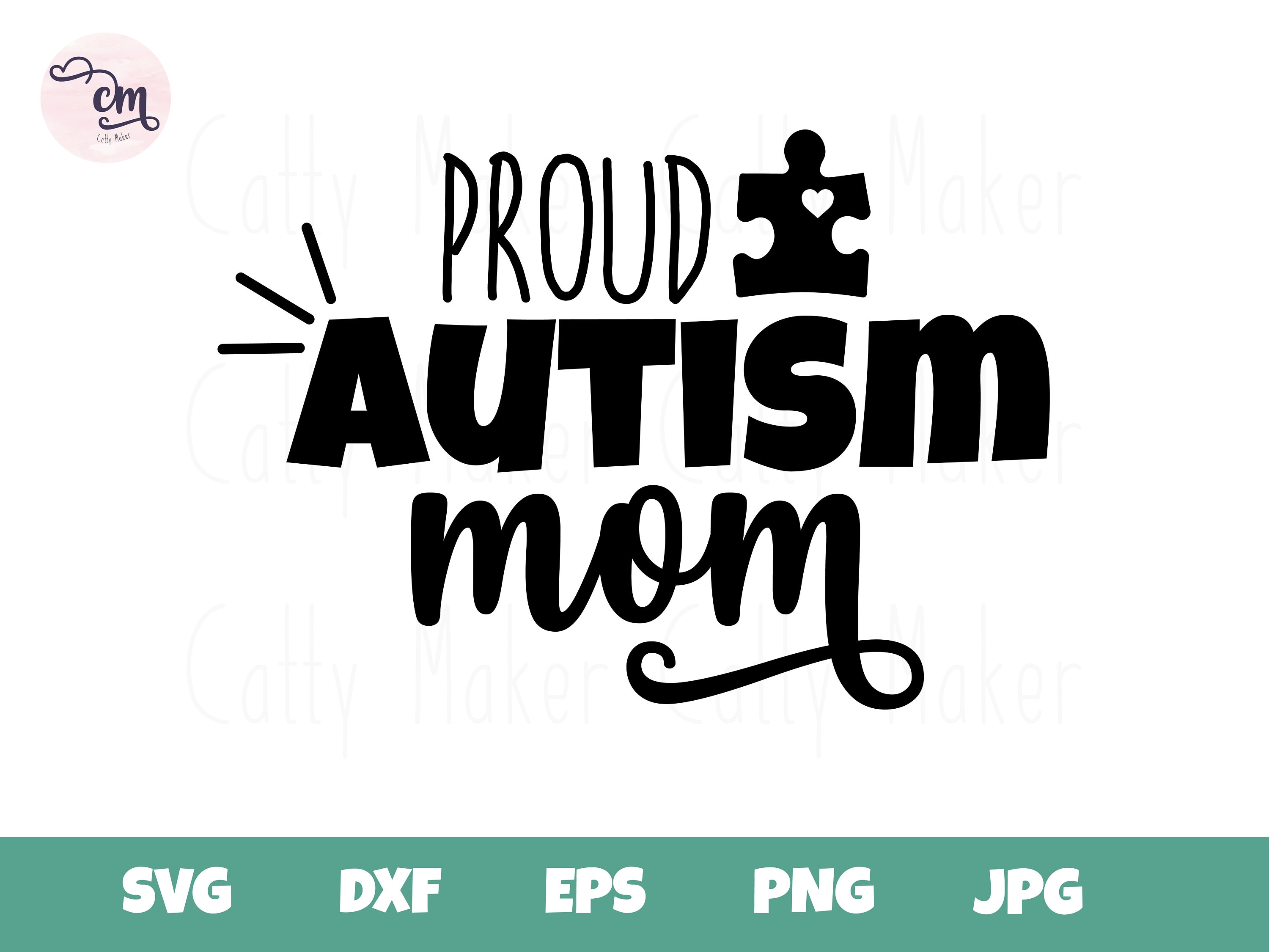 Autism Mom SVG Instant Digital Download Cricut cut file | Etsy
