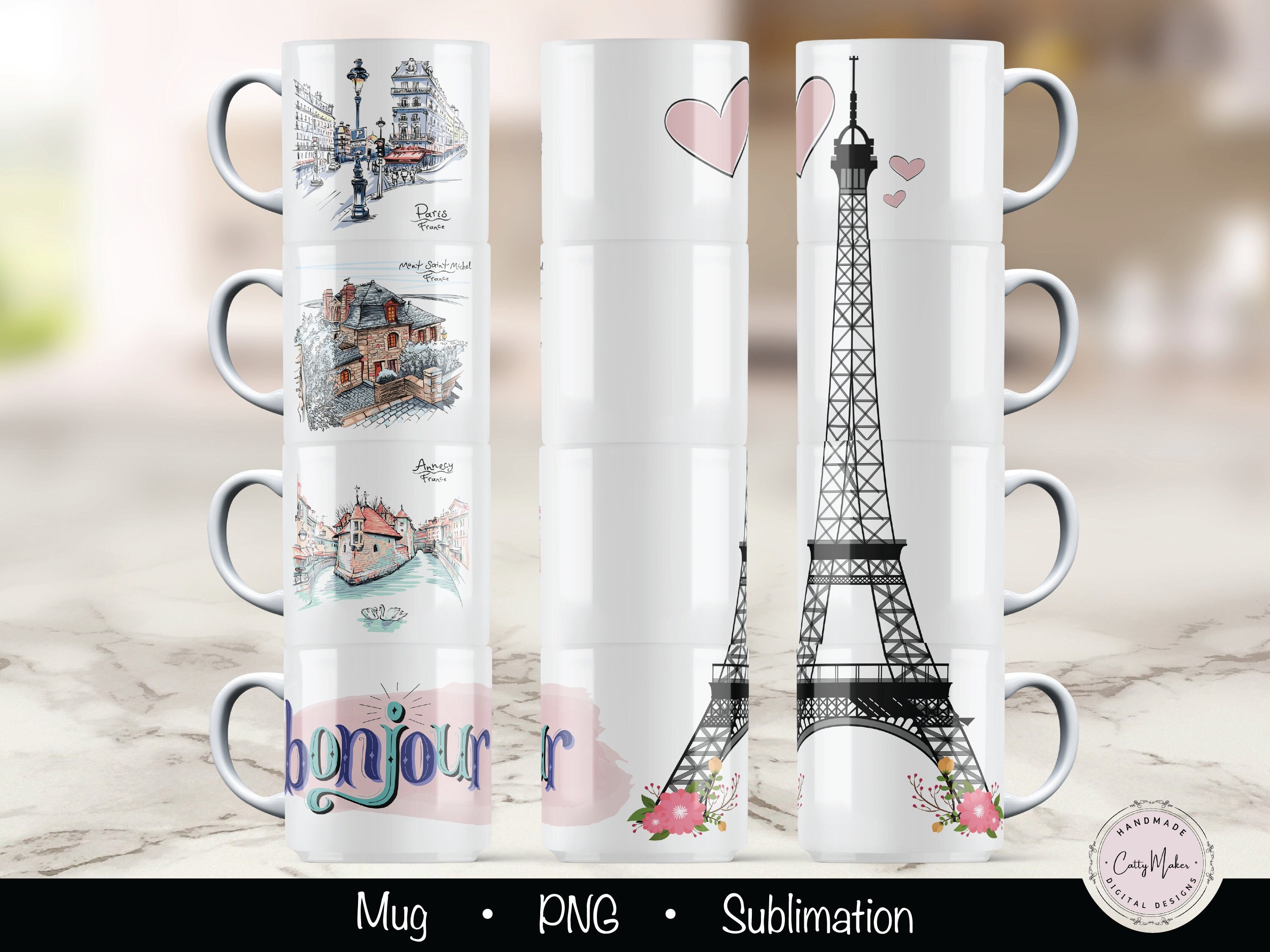 10 Oz Mugs Set - Etsy