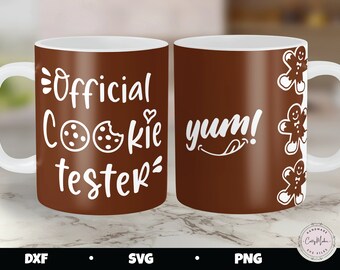 Christmas Mug Press, Winter mug press, Cookie Mug, Gingerbread Man Mug, Cricut Mug Press SVG, Holiday Mug, Christmas Gift