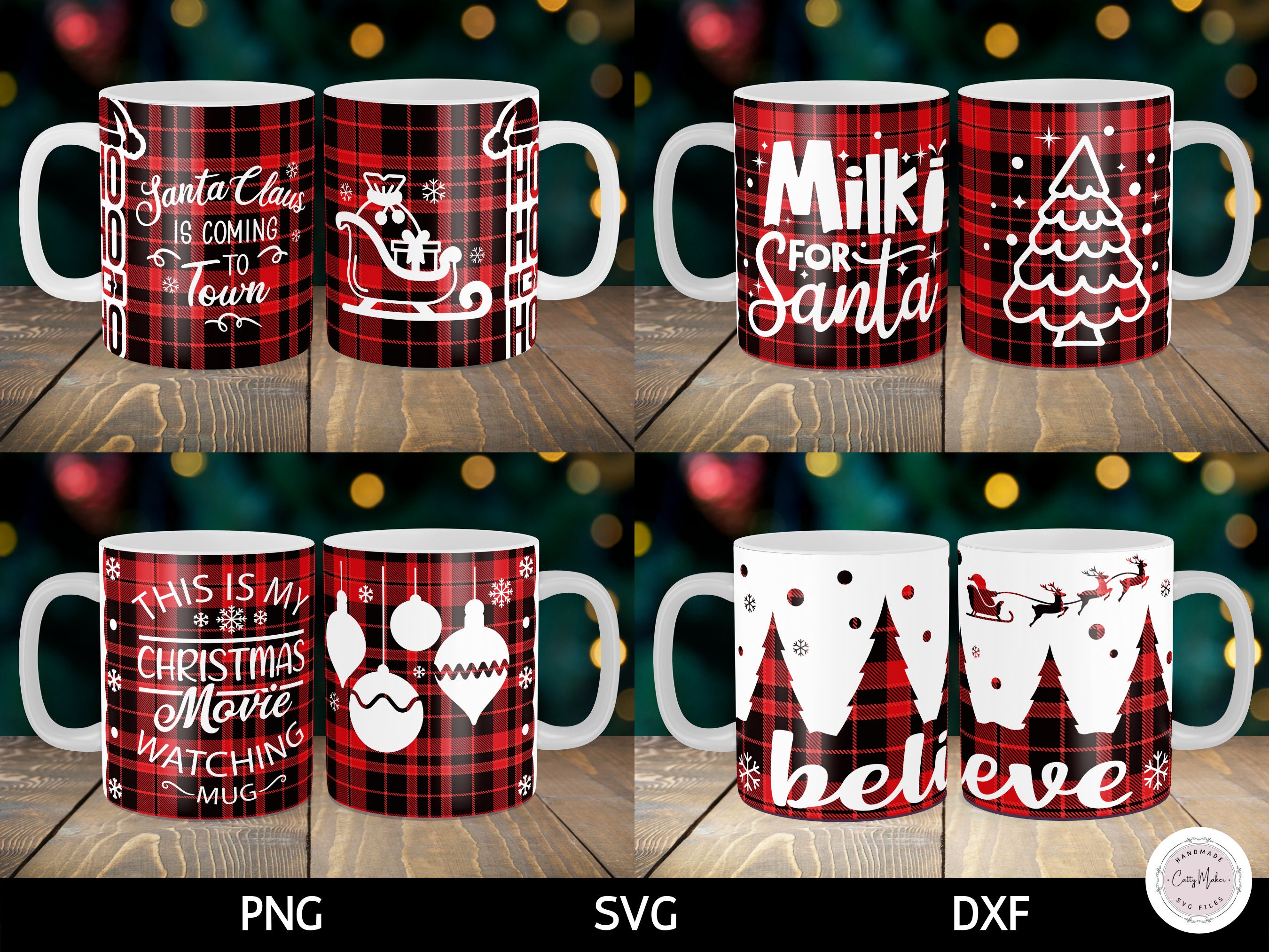 How To Make A Coffee Mug With Cricut (Free Christmas SVG File