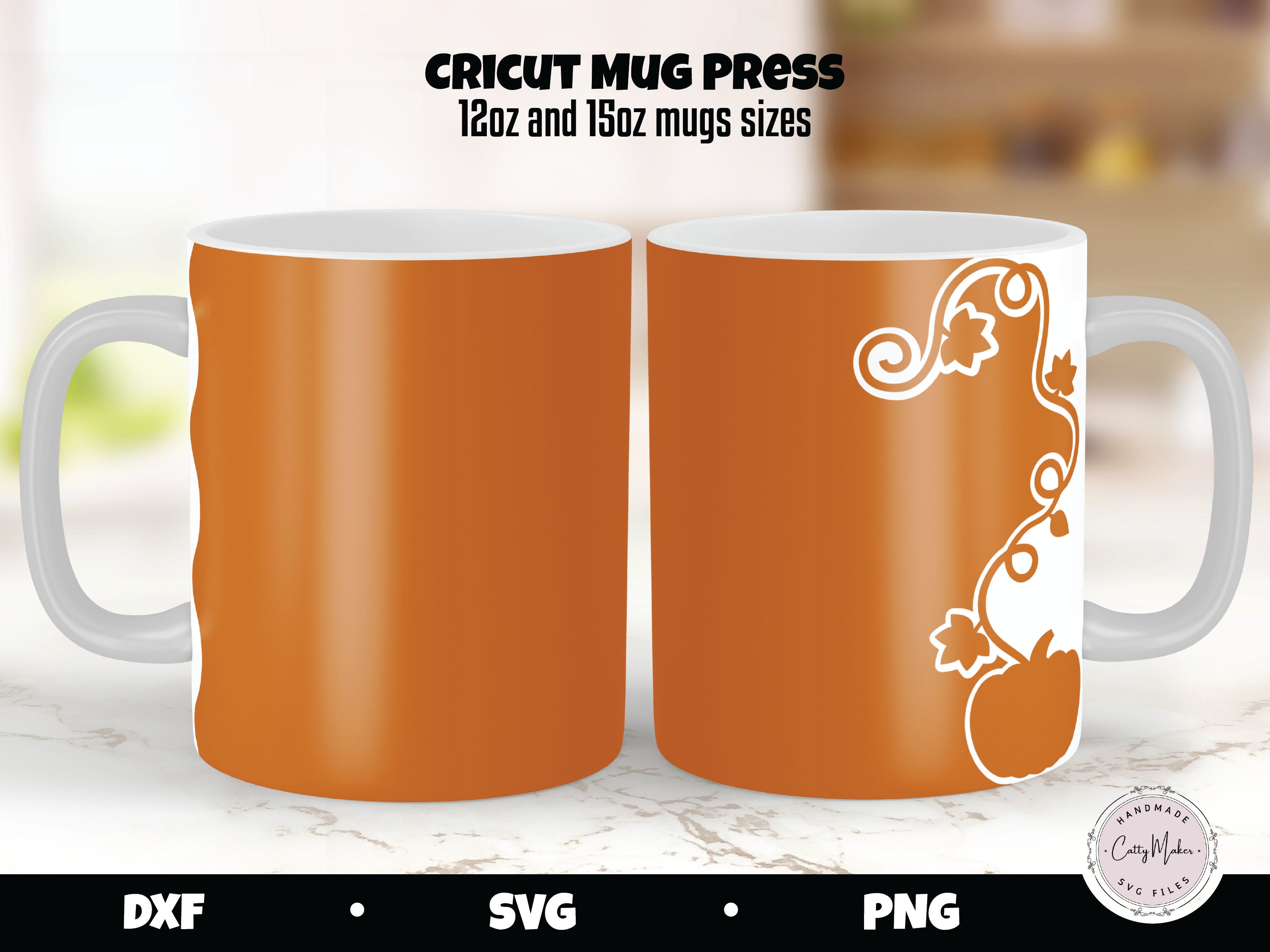 Fall Mug Press Cricut Mug Press Mug Press Wrap Coffee Mug SVG Mug Press SVG Happy Fall Y'all Fall mug design