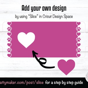 Cat Mom Mug Press SVG, Paws and Hearts Border (Digital Download) image 5