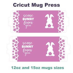 Some Bunny Loves You-mugg SVG, påskmuggdesign (digital nedladdning) bild 3