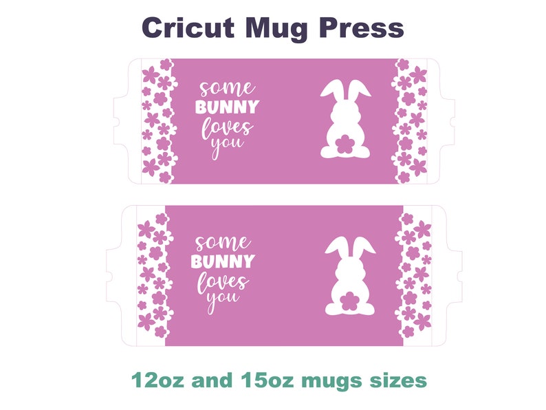 Some Bunny Loves You-mugg SVG, påskmuggdesign (digital nedladdning) bild 3
