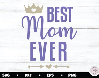 Mom SVG, Mother's Day Clip Art (Digital Download)