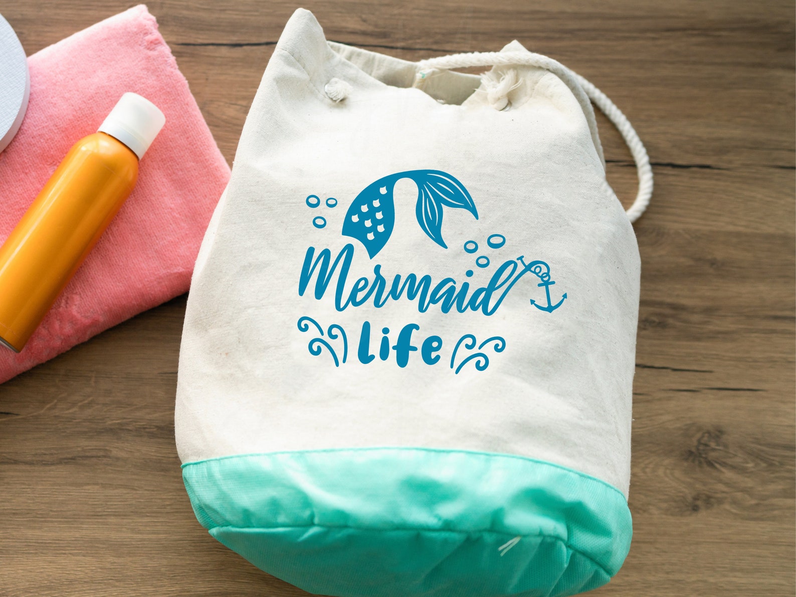 Mermaid Life SVG Digital Download Mermaid Life Clip Art - Etsy