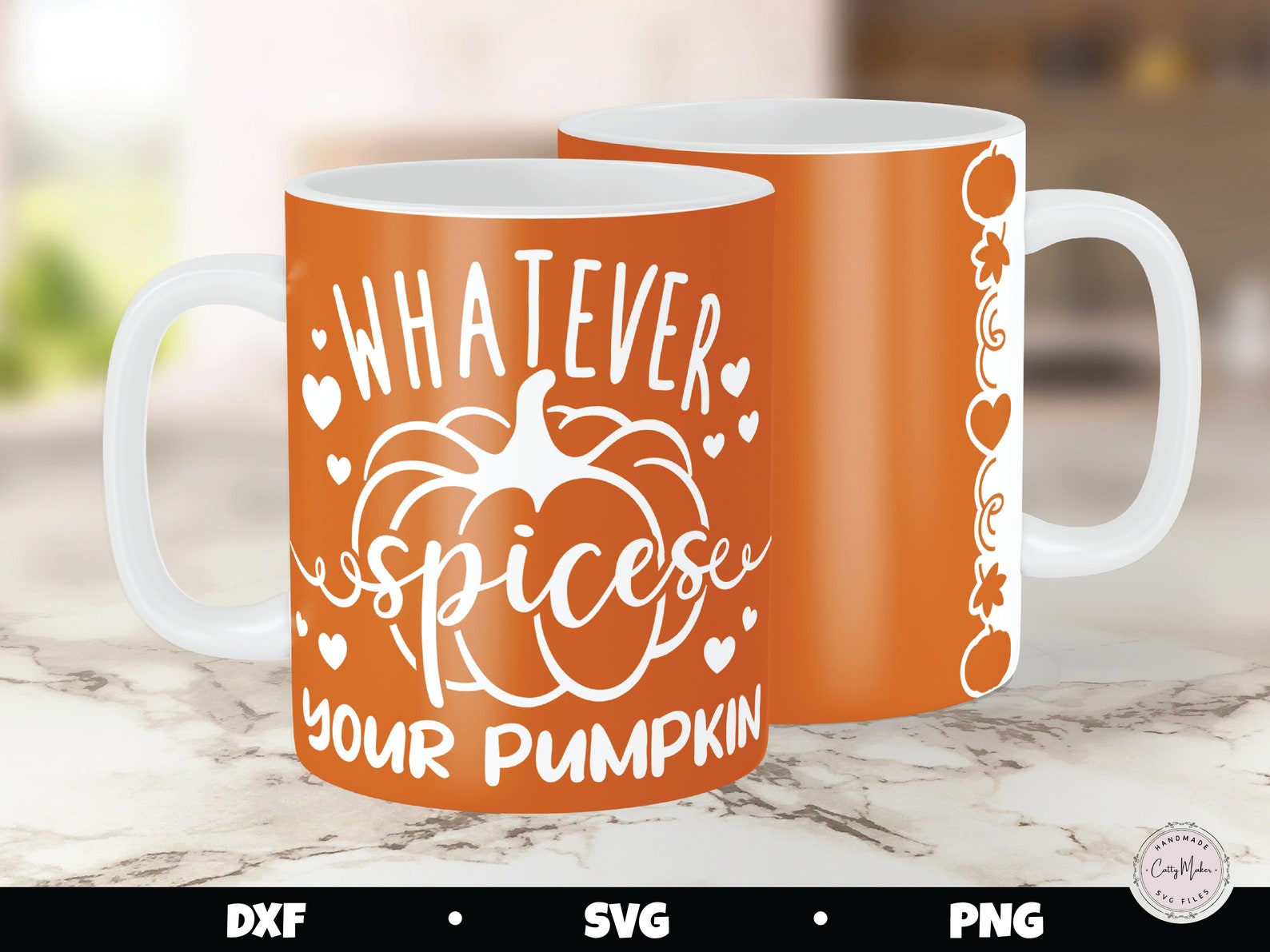 Pumpkin Spice Mug SVG, Fall Coffee Mug Design (digital Download) - Etsy