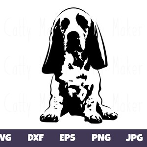 Basset hound SVG, Basset hound puppy, Digital Download, Basset hound Silhouette, Puppy cut file, Basset Hound Clipart