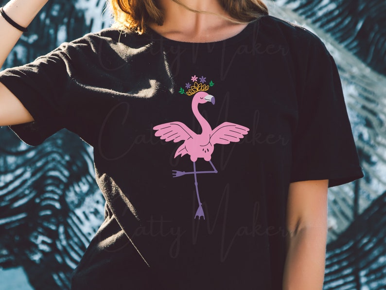 Flamingo SVG Flower Crown Flamingo Digital Download - Etsy