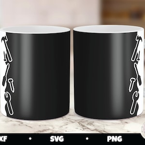 Cricut mug press svg, dad mug press, tools mug press, mug press template, tools border mug svg, mug sublimation png
