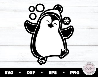 Pinguin SVG, Winter svg, Pinguine SVG, Urlaub svg, Weihnachten Shirt svg, Pinguin Clipart, Weihnachten SVG