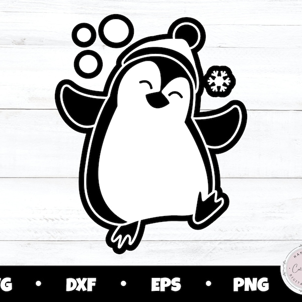 Penguin SVG, Winter svg, Penguins SVG, Holiday svg, Christmas shirt svg, Penguin clipart, Christmas SVG