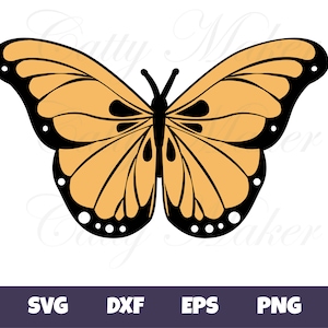 Butterfly SVG, monarch butterfly, butterflies svg, insect svg - yellow butterfly, butterfly png