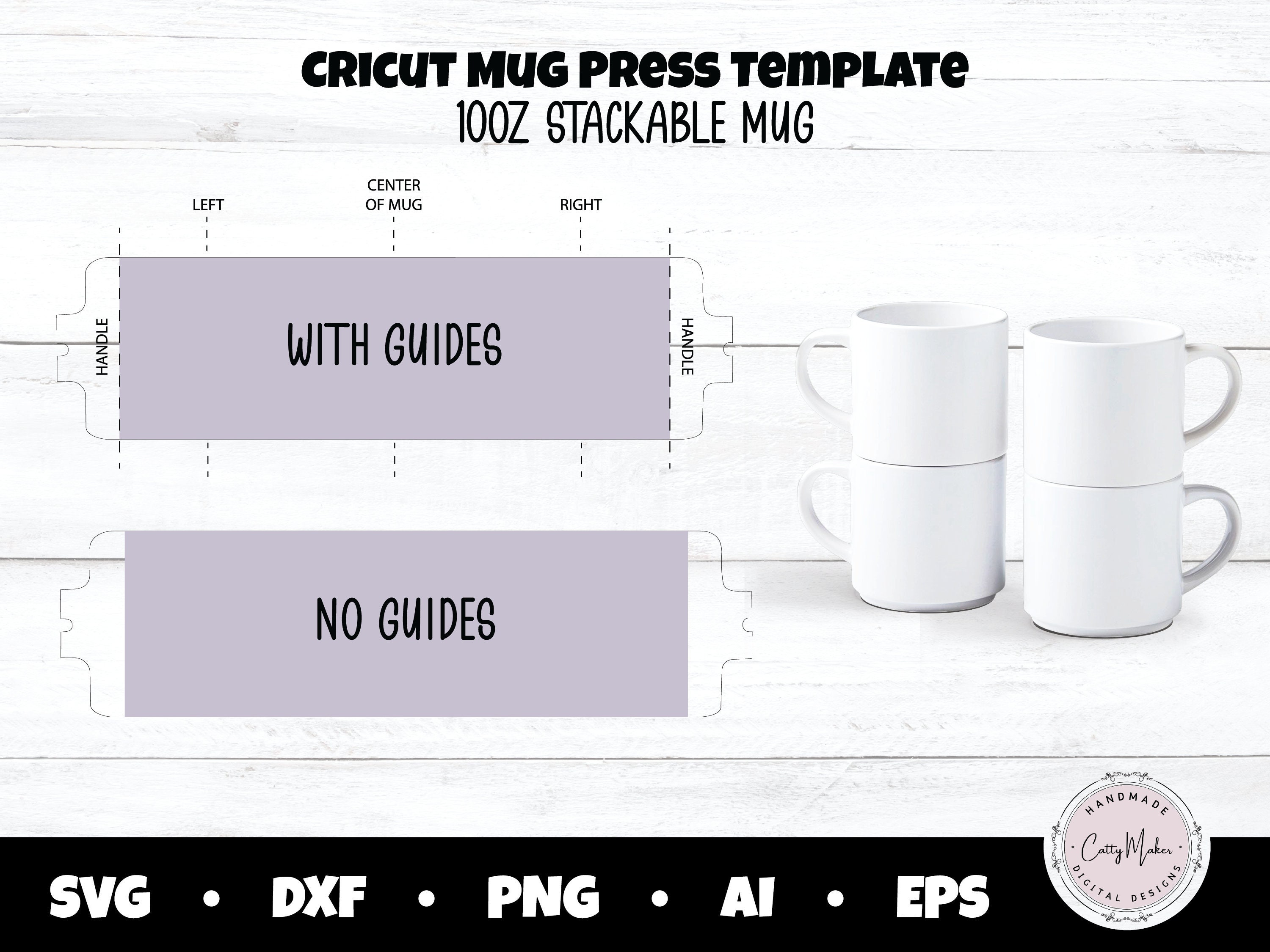 The Ultimate Cricut Mug Press Tutorial - Dog Mom Mug Template