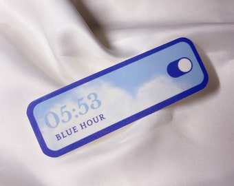 blue hour txt kpop album waterproof vinyl sticker