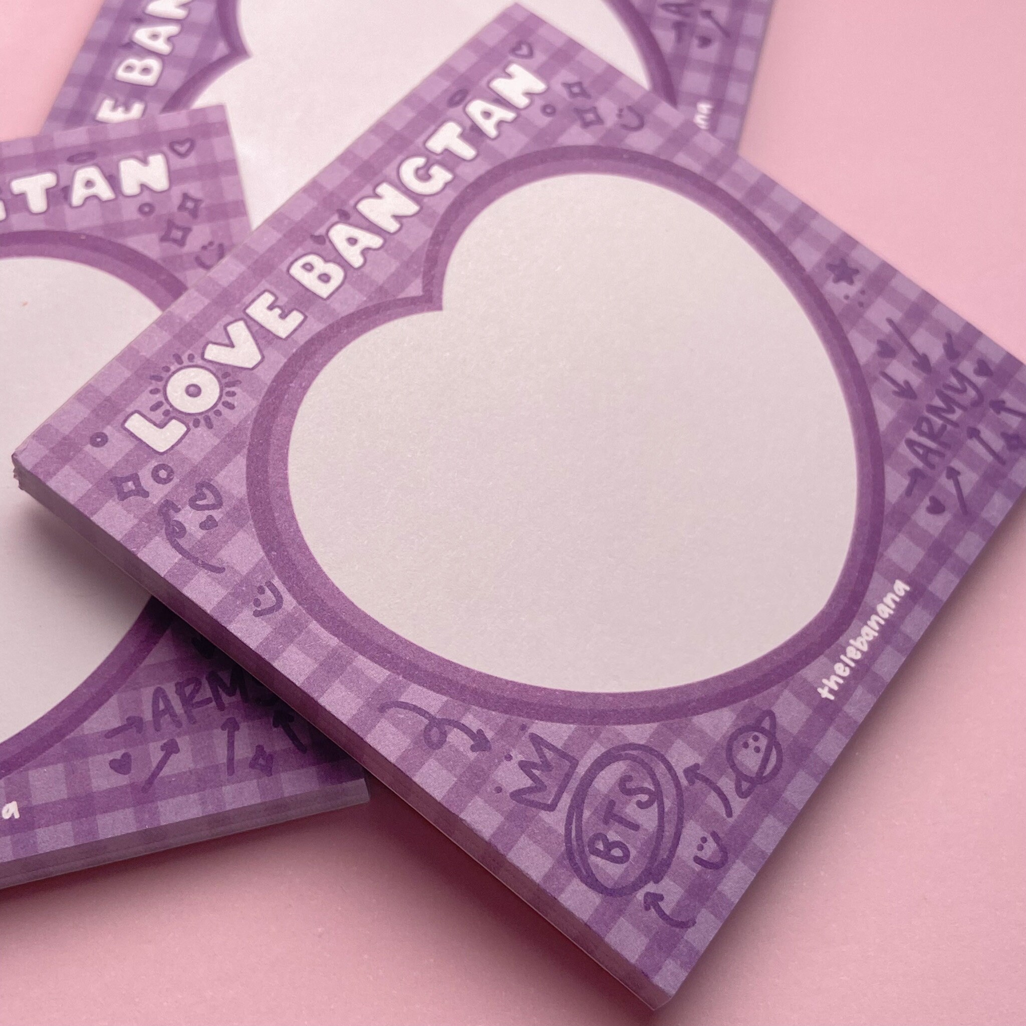 Love bangtan notepad bts memo pad Etsy