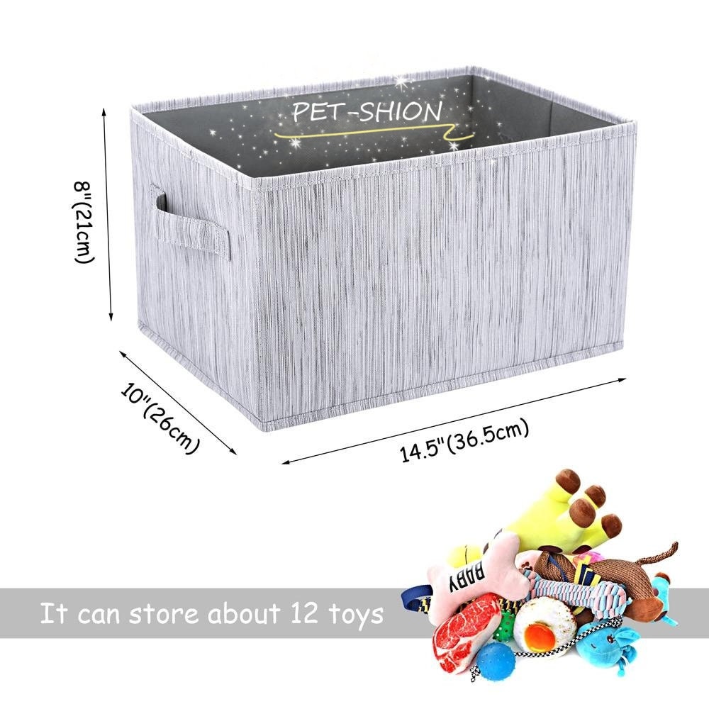 NEW Custom Dog Toy Storage Bin Collapsible Pet Toy Basket Etsy