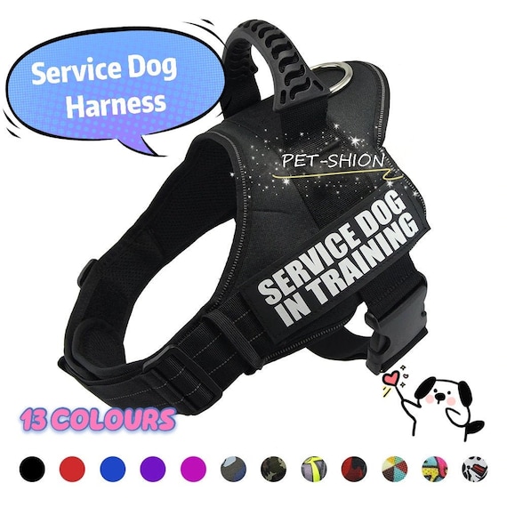 Service Dog Vest Harness Therapy Dog Vest Harness Etsy UK