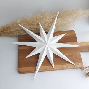 Groer papierstern wei - Etsy.de