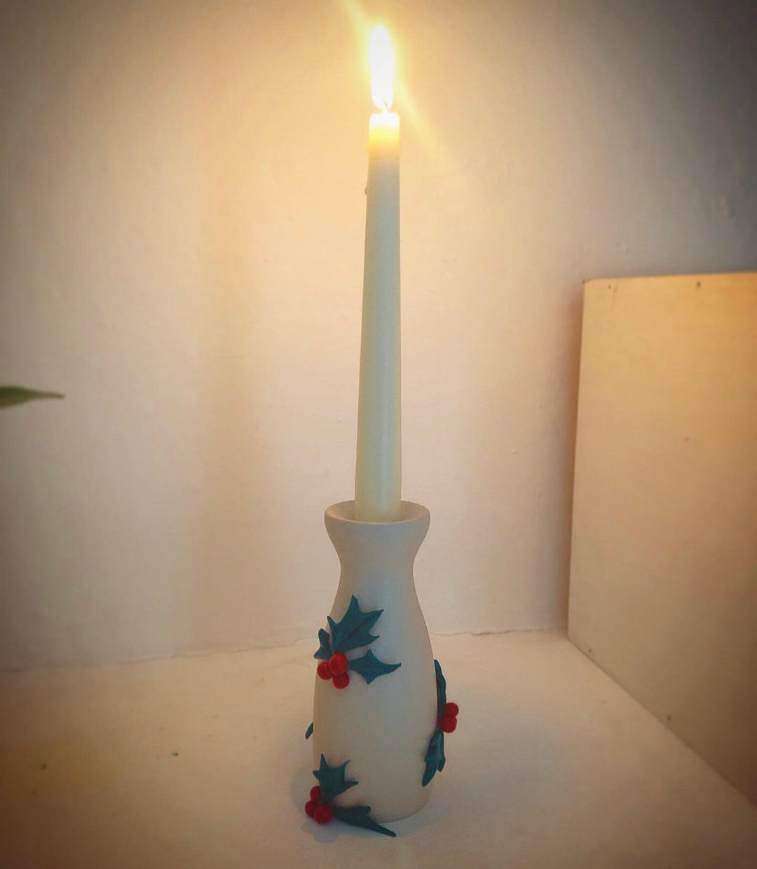 3D Candlestick Seasonal Taper Candle Holder One of a Kind Gifting