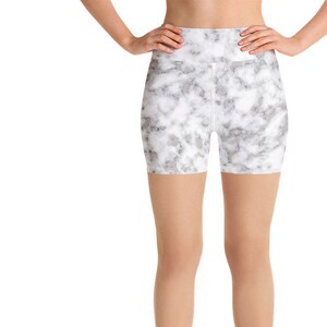 Marble Shorts/Workout Shorts/Sports Shorts/ Yoga Shorts/Gym Shorts/Fitness Shorts/Capri Shorts