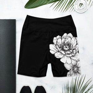 Workout Shorts, Sports Shorts, Yoga Shorts, Gym Shorts, Fitness Shorts, Floral Shorts