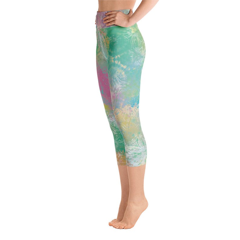 Yoga Leggings Workout Leggings Fitness Leggings Sports Leggings Capri Leggings Tie Dye Leggings Gym Leggings