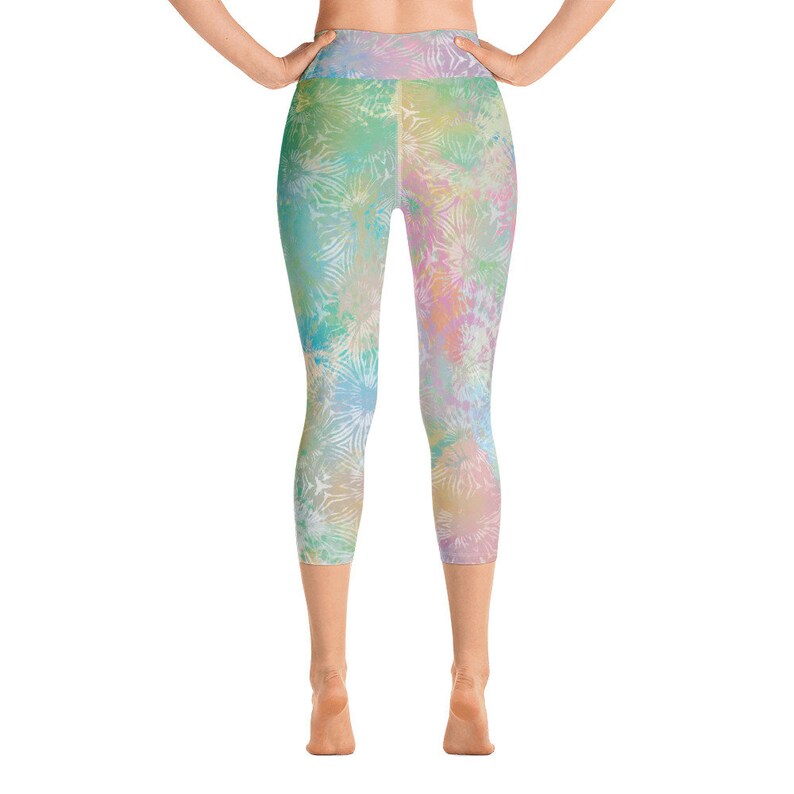 Yoga Leggings Workout Leggings Fitness Leggings Sports Leggings Capri Leggings Tie Dye Leggings Gym Leggings