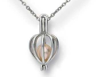 Perle in Oyster Halskette - Echte Perlenkette